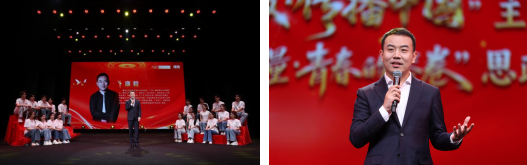 （康毅，00级校友，广东广电集团主持人、首席配音师，“广东台台声”）